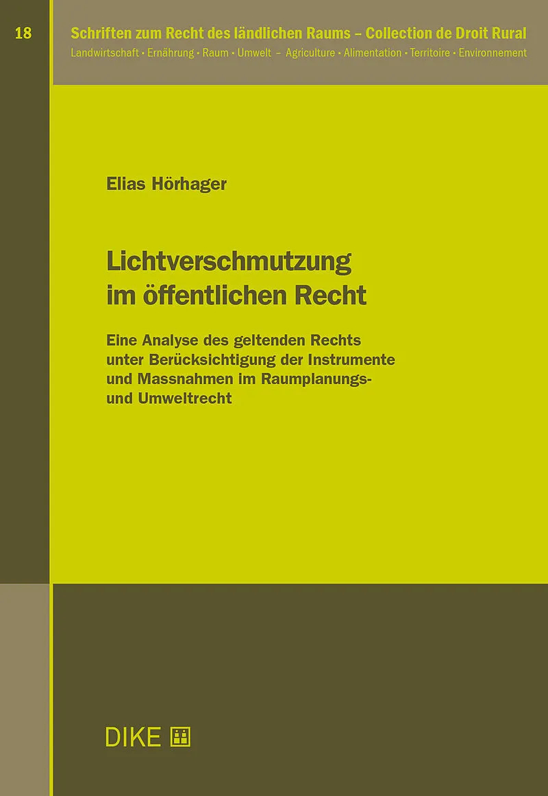 Lichtverschmutzung im öffentlichen Recht